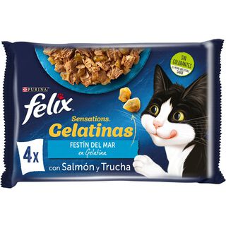 Felix Sensations Festín del Mar sobres en gelatina – Multipack